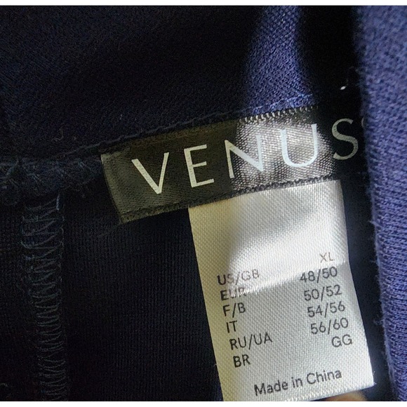 Venus Blue Dress Bell Sleeve Mock Neck Stretch Zipper Bodycon Whimsigoth XL - Picture 4 of 9